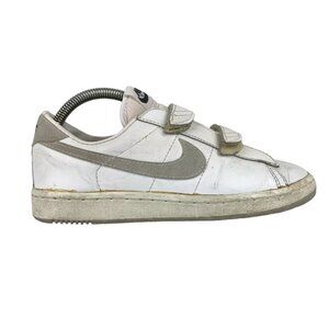 Nike Womens White Leather Low Top Lightweight Athletic Sneaker Shoes Size US 5.5